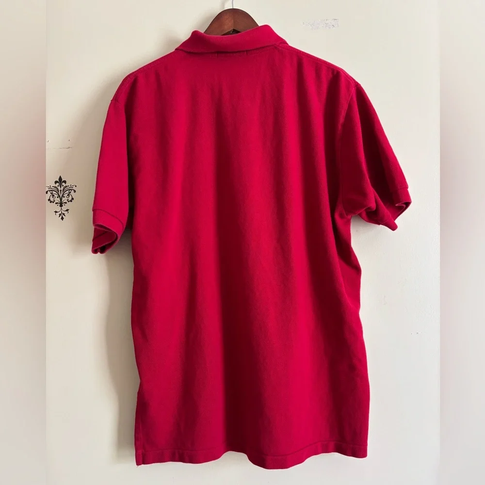 Polo Ralph Lauren Y2K Red polo shirt men’s size XL